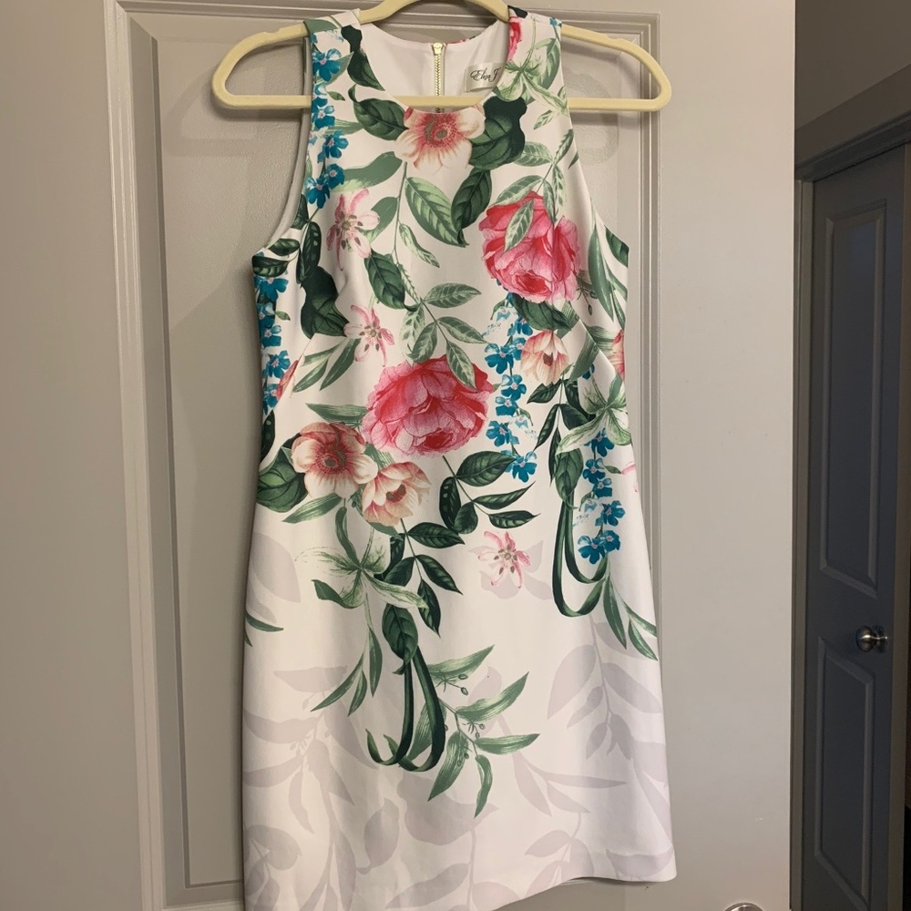 Eliza J Floral Sheath Dress